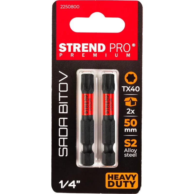 Bit Strend Pro Premium Torx, T 40, bal. 2 ks
