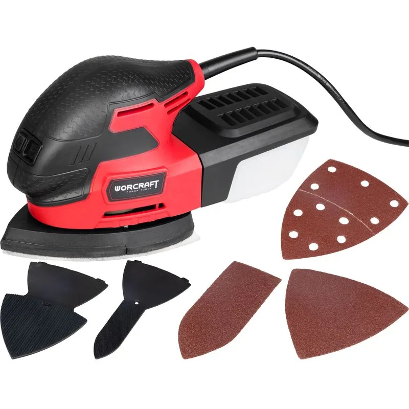 Brúska Worcraft DS-220, 148x85x148 mm, 220W, 230V, triangle, multi