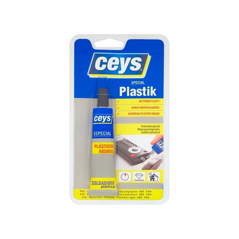 Lepidlo na tvrdé plasty Ceys SPECIAL PLASTIK, 30 ml
