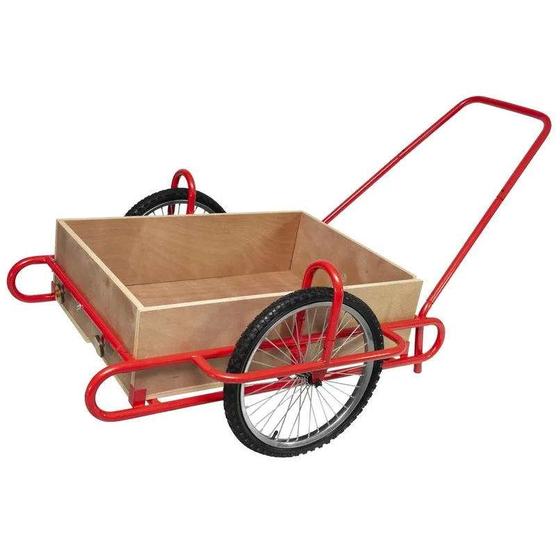 Vozík Optimus, prepravný, s drevenou korbou, nosnosť 240 kg