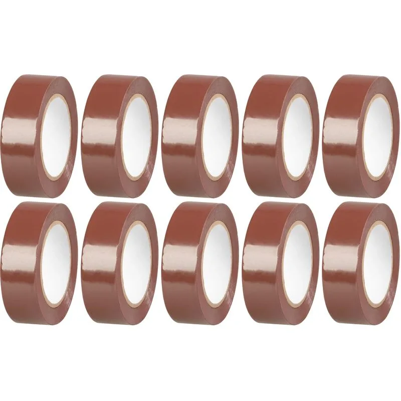 Páska Strend Pro, 19 mm, L-10 m, max. 80°C, 600V, hnedá, izolačná, lepiaca, PVC, bal. 10 ks