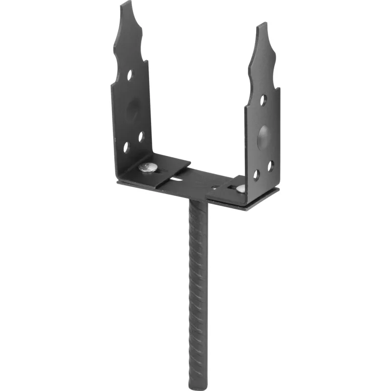 Podpera na hranoly ASU2 95-200 mm, ozdobná pätka, nastaviteľná, zápustná