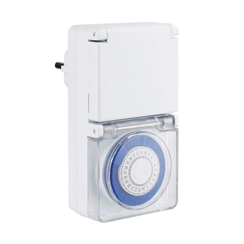 Časovač do zásuvky, mechanická spínacia zásuvka, 220-240 V, 3500 W