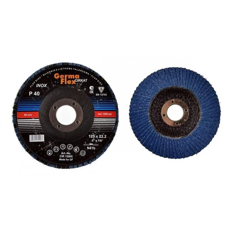 Kotuc GermaFlex Cirkat T29 115x22, P040, Inox, vejárový, N41b