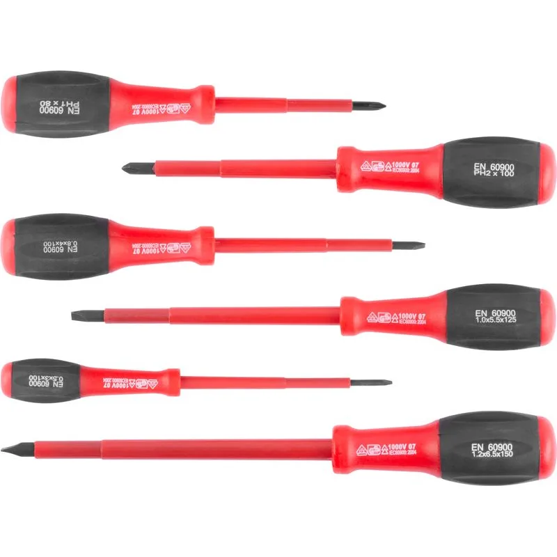 Sada skrutkovačov Strend Pro SD0104, VDE 6-dielna, elektrikárska, 1000V