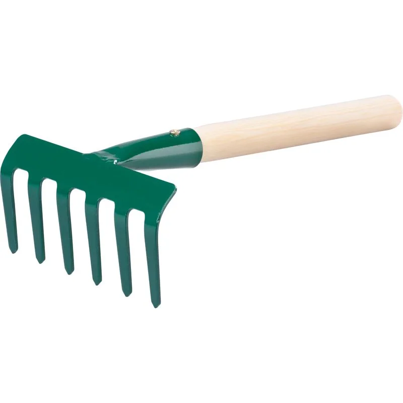 Hrabličky záhradné FED 109/250, 6-zubé, s drevenou násadou