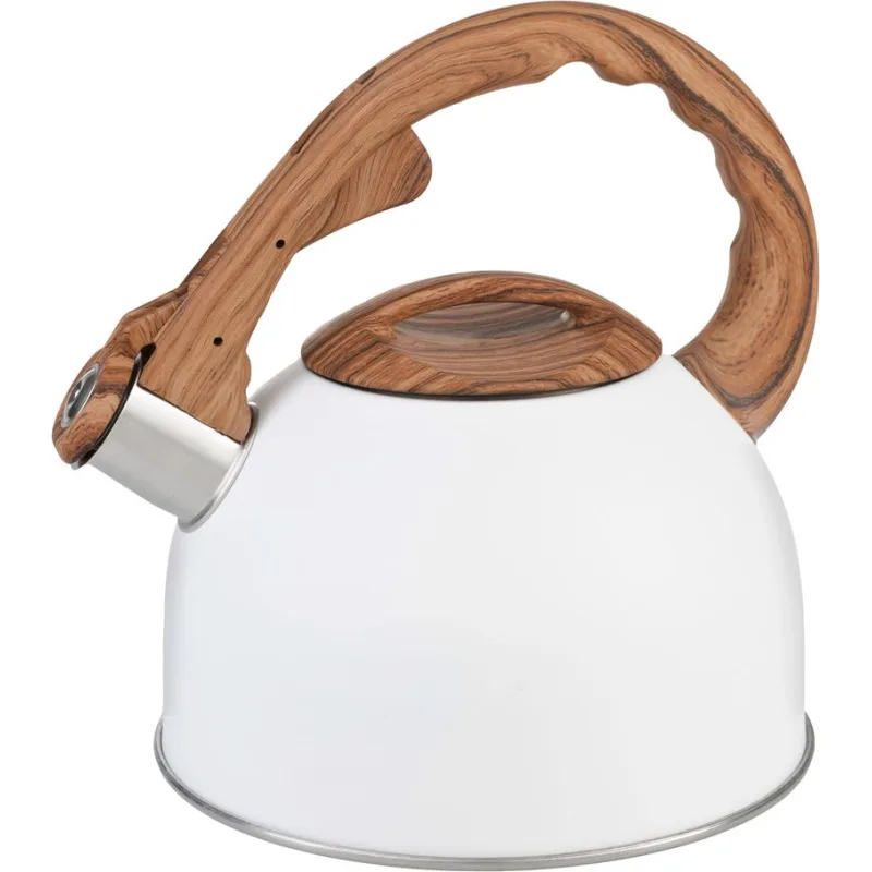 Pískací čajník MagicHome, biely, 2500 ml