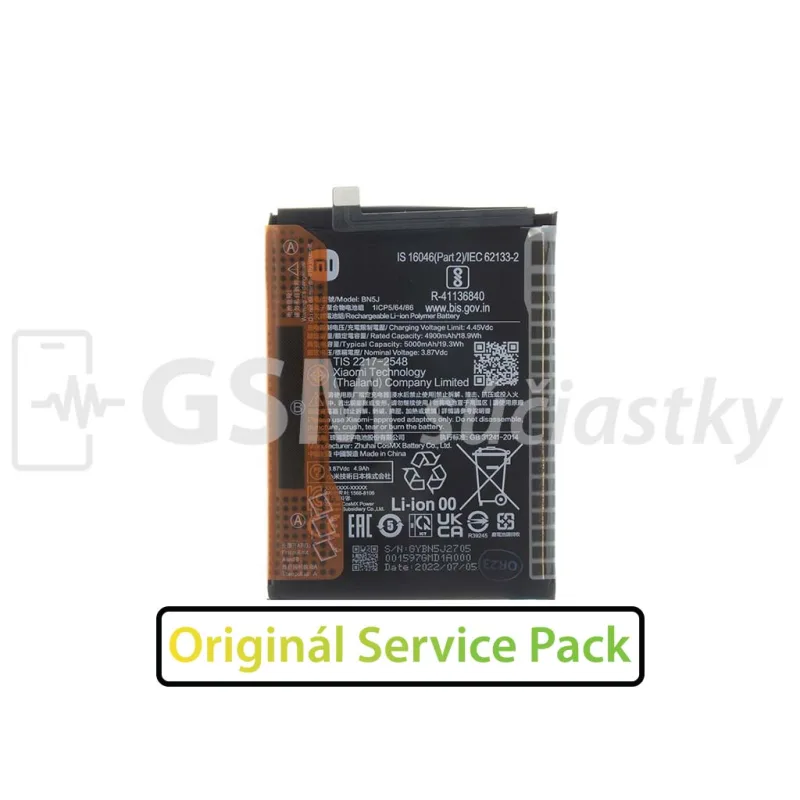 Batéria Xiaomi Poco X5 5G, Redmi Note 12 5G - BN5J