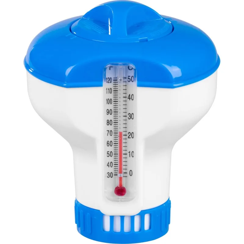 Dávkovač do bazénu Strend Pro Pool, 1-5" tablety, s teplomerom