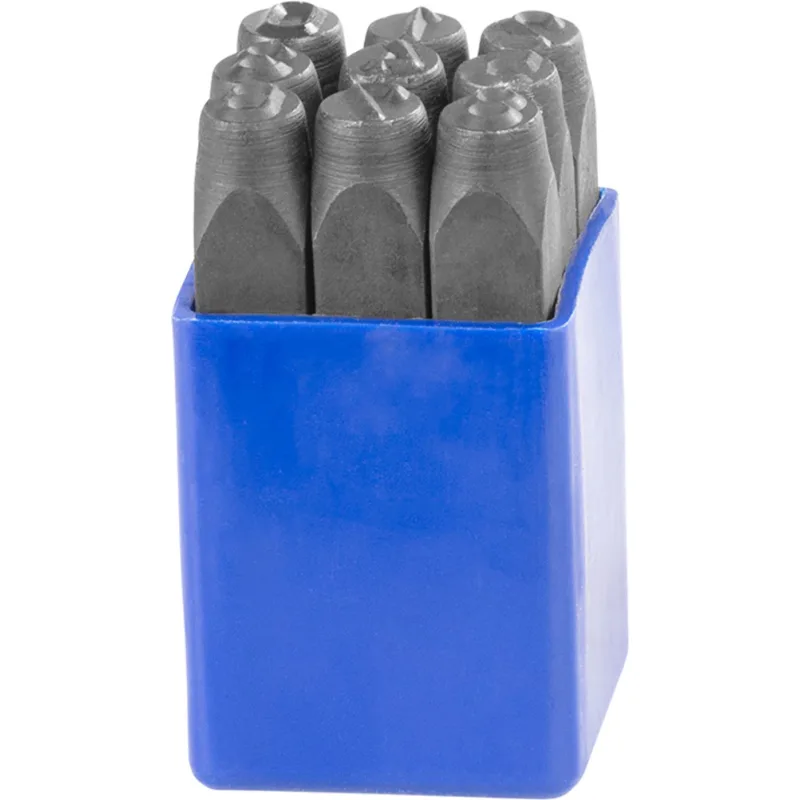 Razidlá čísla HR59207, výška číslic 8 mm, 9 ks