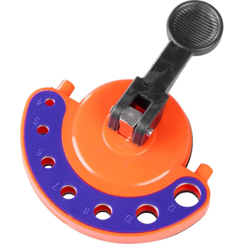 Šablóna Strend Pro, na vŕtanie otvorov, s prísavkou, 4-12 mm