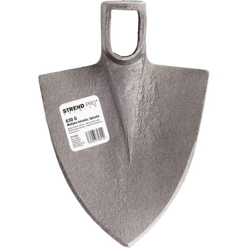 Motyka Gardex špicatá 630 g, kovaná bez násady