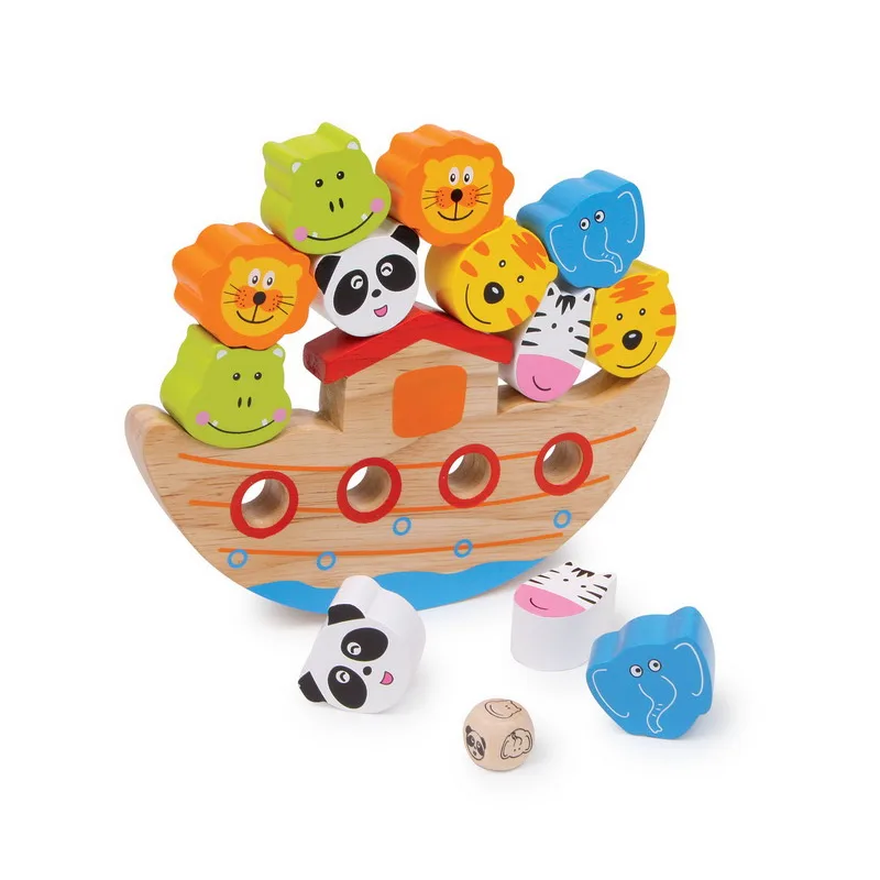 Drevená montessori hra - Balancujúca archa