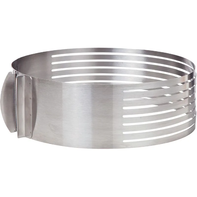 Krájač na tortu, nastaviteľný, nerez, 24,5-30,5x8 cm