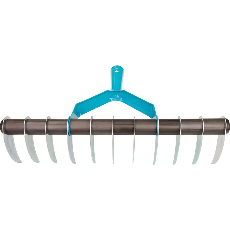 Hrable na trávnik 11-zubé, prevzdušňovacie, vertikutačné, bez násady
