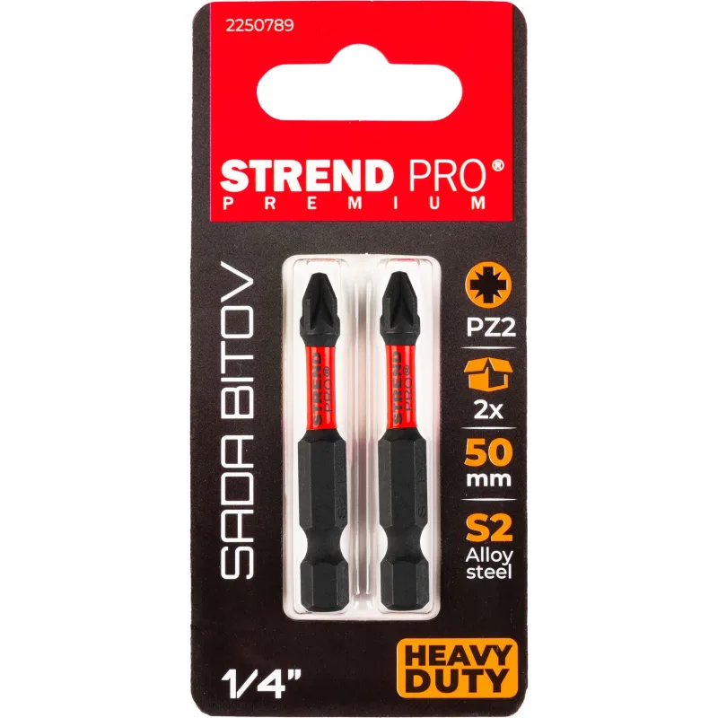 Bit Strend Pro Premium Pozidriv, PZ 2, bal. 2 ks