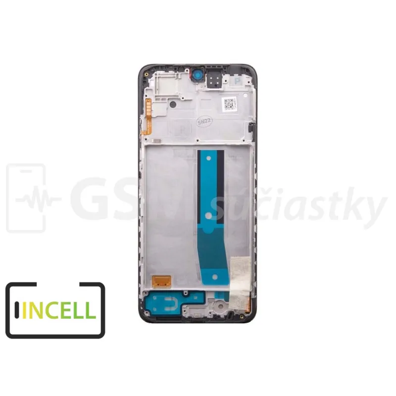 LCD displej + dotykové sklo a rám Xiaomi Redmi Note 11, incell