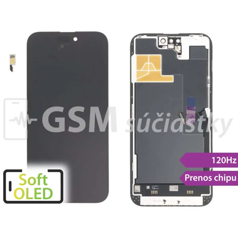 iPhone 14 Pro Max - 120Hz LCD displej + dotykové sklo - Soft OLED
