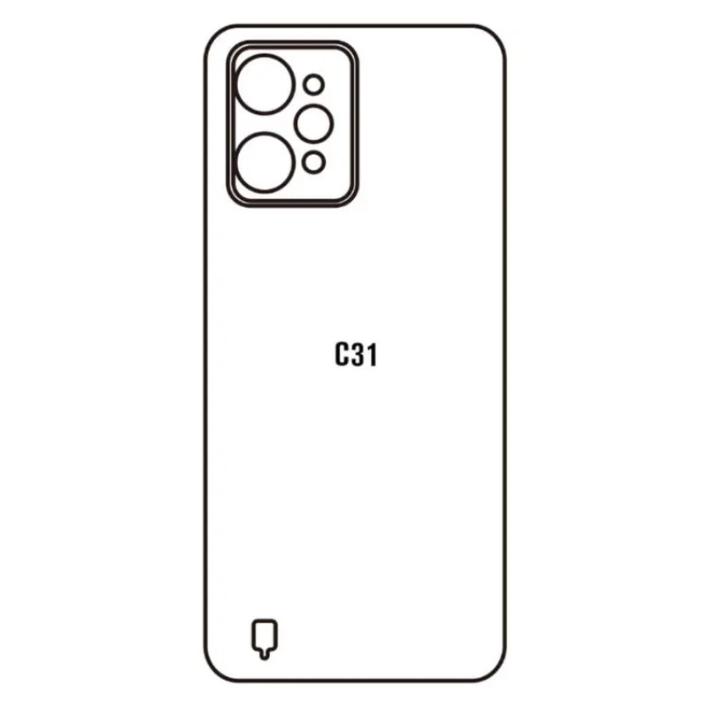 Ochranná fólia Sunshine Hydrogel pre Realme C31 Variant:: zadná matná
