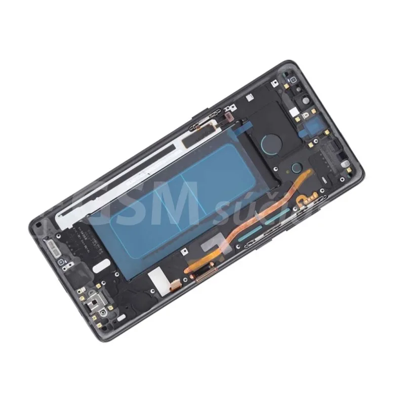 Samsung N950 Galaxy Note 8 - LCD displej + Dotykové sklo a Rám Farba: Čierna