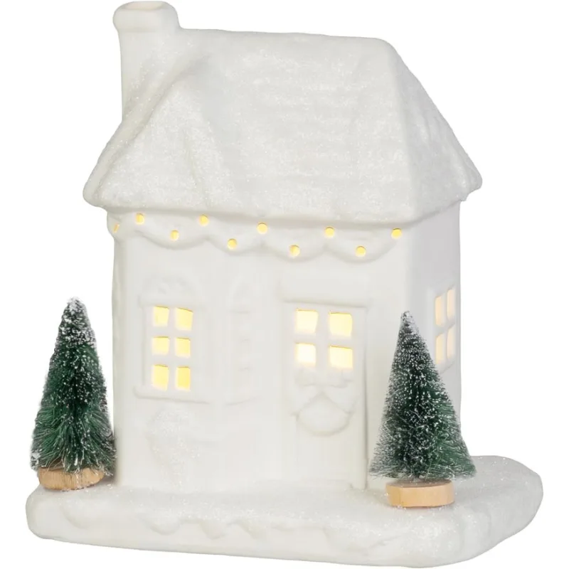 Vianočná dekorácia Dom, 9x15x17 cm