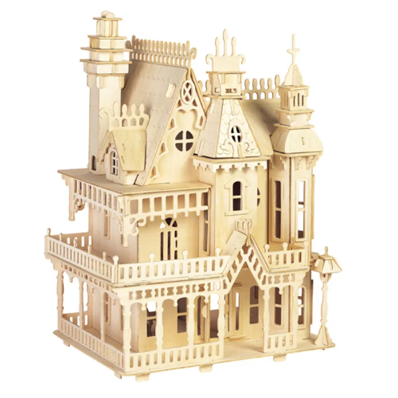 Woodcraft Drevené 3D puzzle Vila DH004