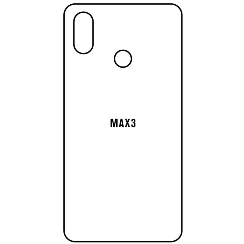 Ochranná fólia Sunshine Hydrogel pre Xiaomi Mi Max 3 Variant:: zadná matná