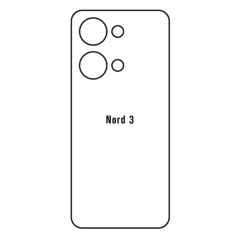 Ochranná fólia Sunshine Hydrogel pre OnePlus Nord 3 Variant:: zadná čirá