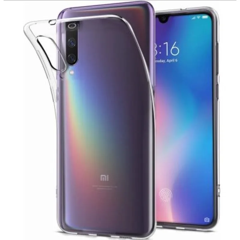 Transparentné Puzdro priesvitné silikónové Xiaomi Mi9 Farba: Mi9 - priesvitné 6182