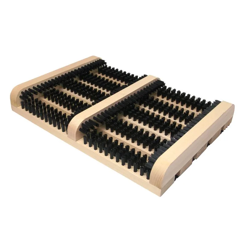 Rohožka škrabák na obuv GECO WMN.1 – drevo, 360x265x55 mm