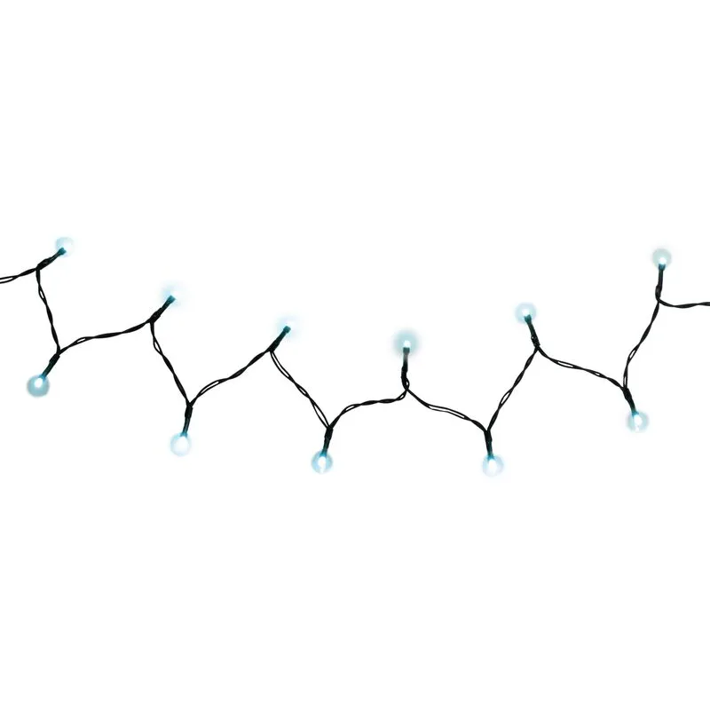 Vianočné osvetlenie reťaz Ceibo, 48 LED, studená biela, 3,5 m, časovač