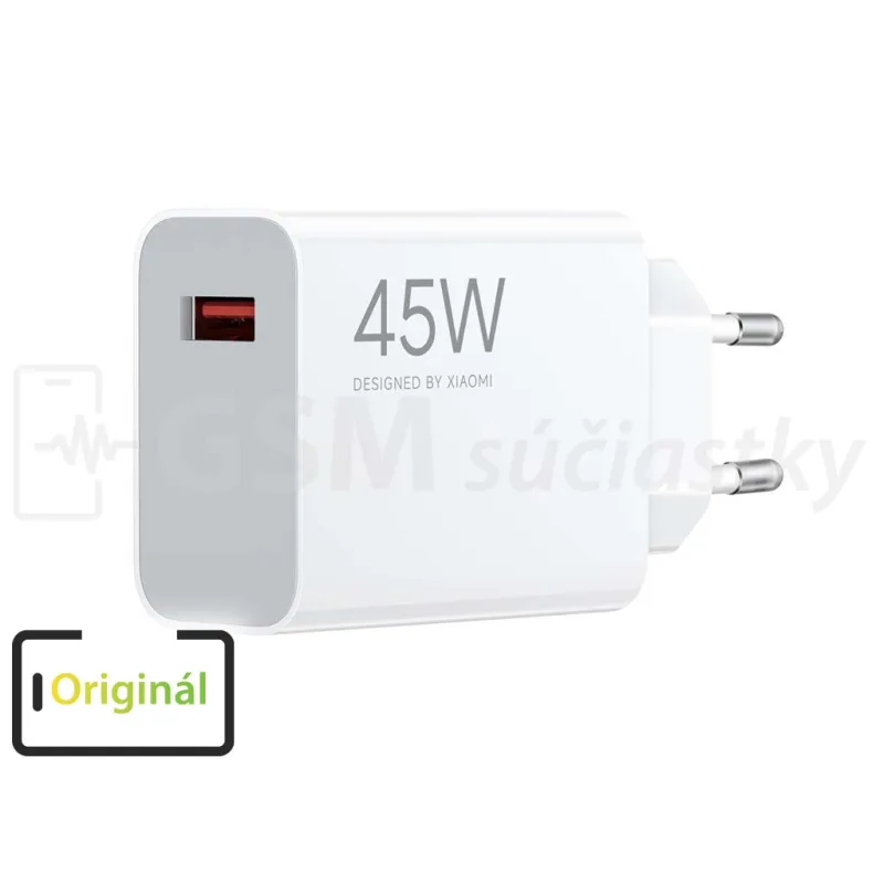 Xiaomi MDY-17-EF USB-A 45W Cestováí Nabíjačka White (Bulk)