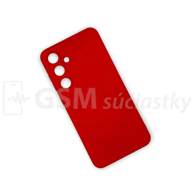 Soft Flex Silikónový kryt na Samsung Galaxy S24 FE, červený