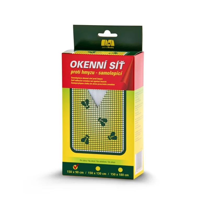 Sieť proti hmyzu a komárom na okno – biela, 150x90 cm