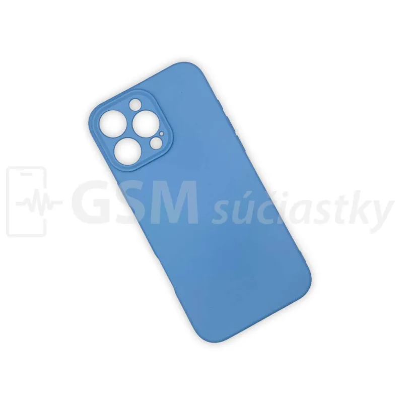 Soft Flex Silikónový kryt na mobil iPhone 16 Pro Max, svetlo modrý