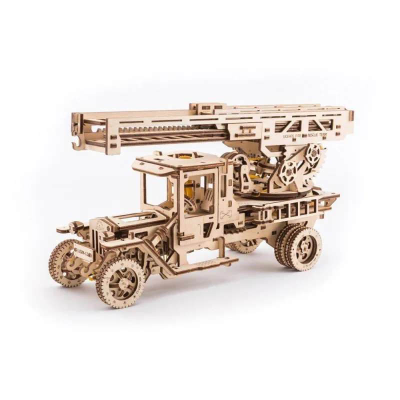 Ugears 3D mechanické puzzle - UGM 11 s požiarnym rebríkom 537 ks