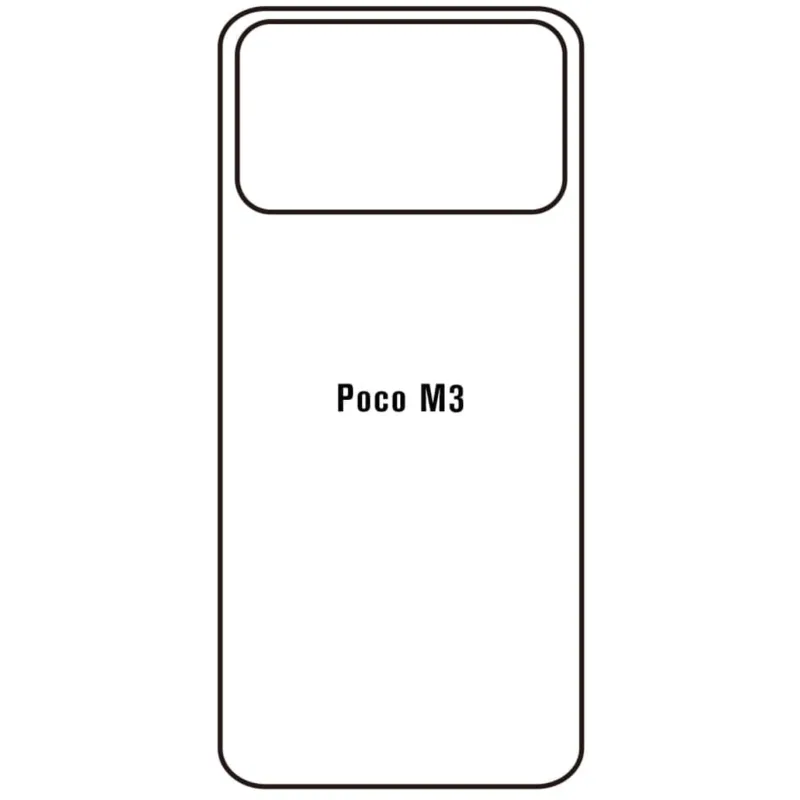 Ochranná fólia Sunshine Hydrogel pre Xiaomi Poco M3 Variant:: zadná matná