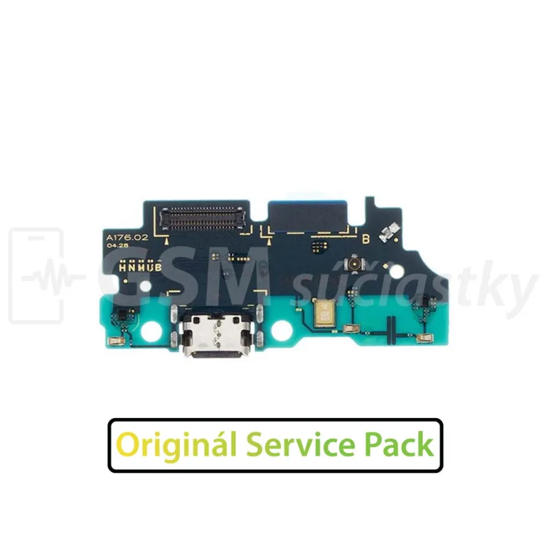 Doska nabíjania Samsung Galaxy A17 5G, A176 - nabíjací konektor, mikrofón