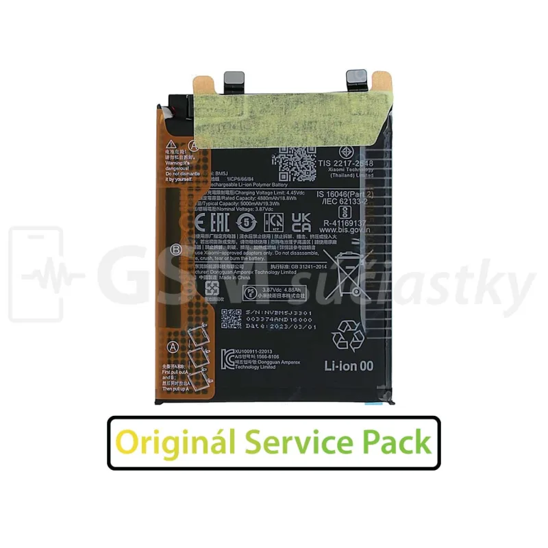 Originál batéria BM5J pre Xiaomi 12T, 12T Pro
