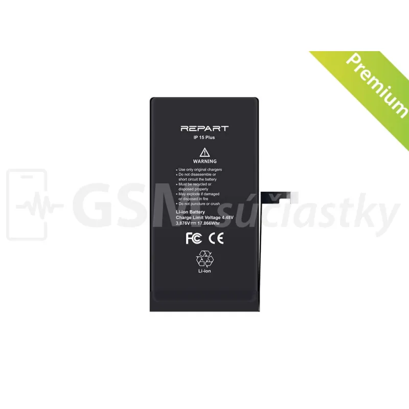 Batéria s vyššou kapacitou pre iPhone 15 Plus - 4620 mAh
