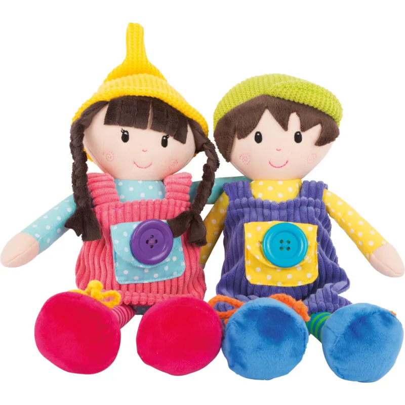 Látkové bábiky Noe a Emma