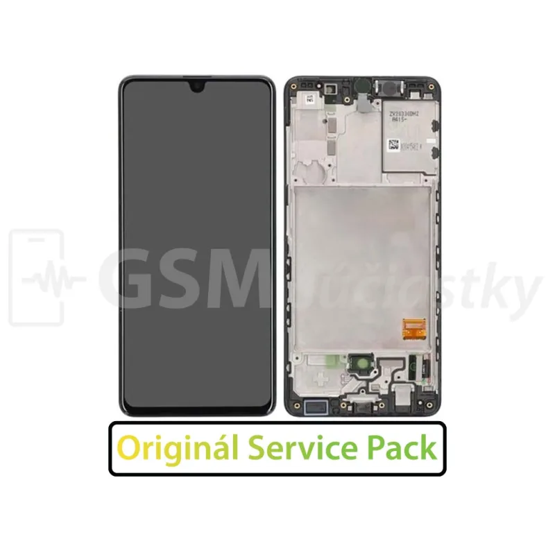 LCD Displej + Dotykové sklo + Rám Samsung Galaxy A41 - originál