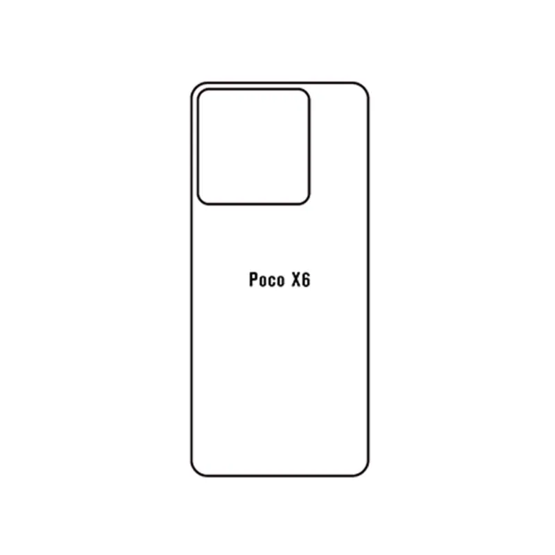 Ochranná fólia Sunshine Hydrogel pre Xiaomi Poco X6 5G Variant:: zadná čirá