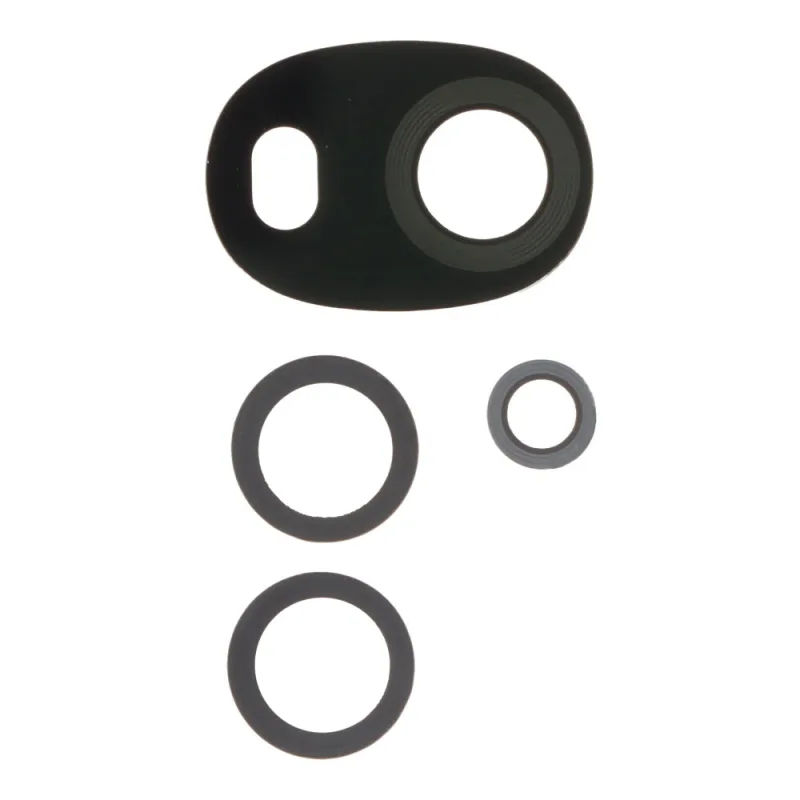 Motorola Moto G22 - Sklíčko zadnej kamery Farba: Čierna