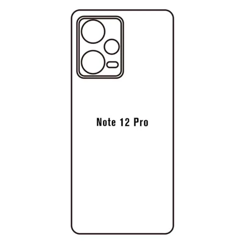 Ochranná fólia Sunshine Hydrogel pre Xiaomi Redmi Note 12 Pro Variant:: zadná čirá