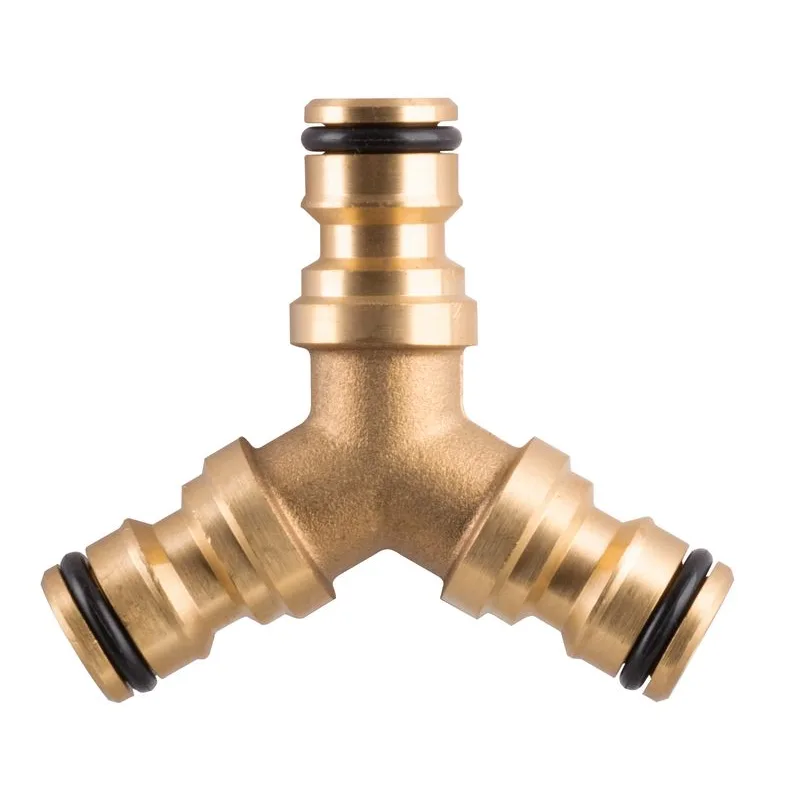 Rozbočovač na hadicu GF121, typ Y, 3-way spojka, kovový, 3/4", záhradný