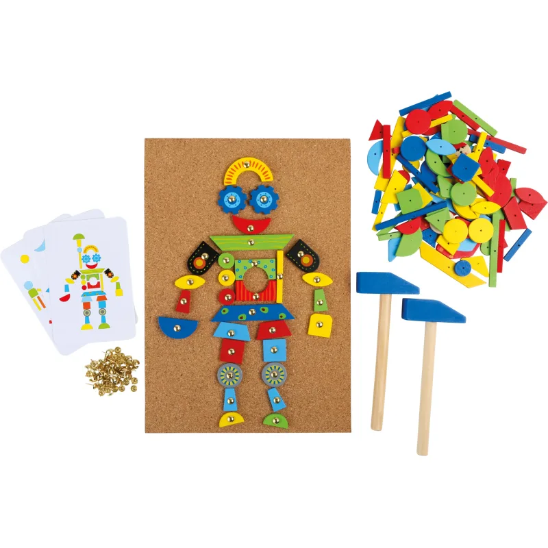 Drevená hra s kladivkom