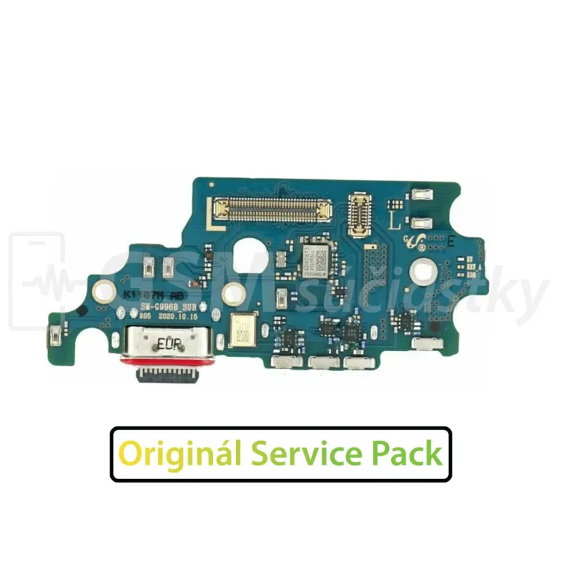 Doska nabíjania Samsung Galaxy S21+ 5G, G996 - nabíjací konektor, mikrofón