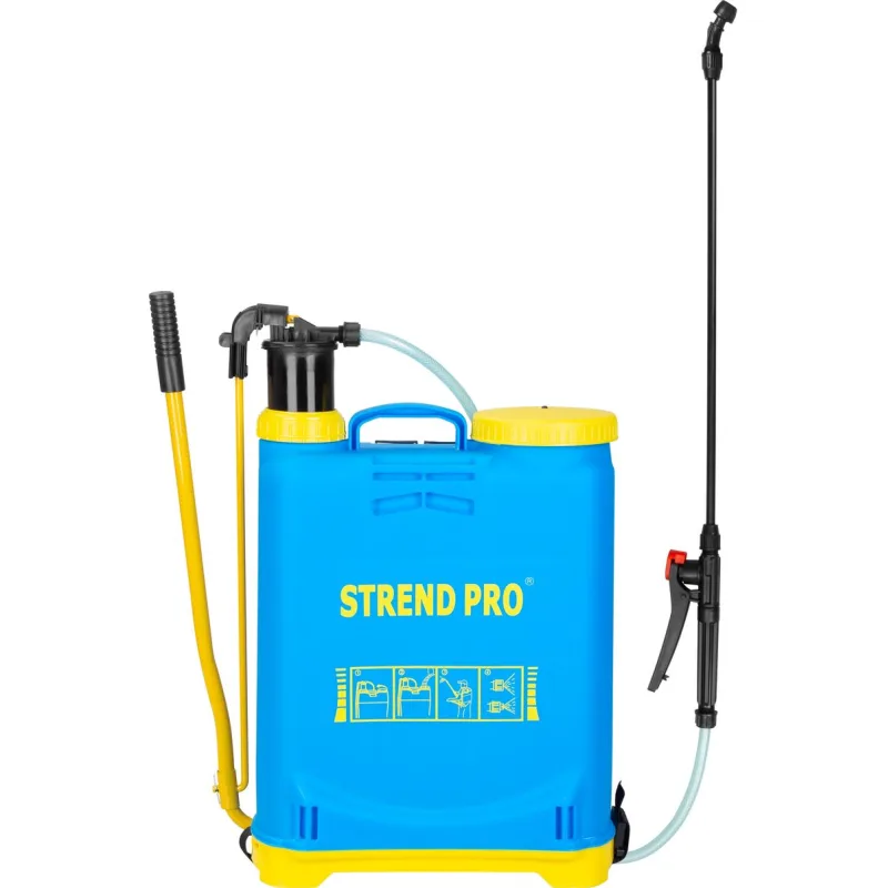 Postrekovač Goodfarm 16B-16F, 16 l, modrý, chrbtový, piestový