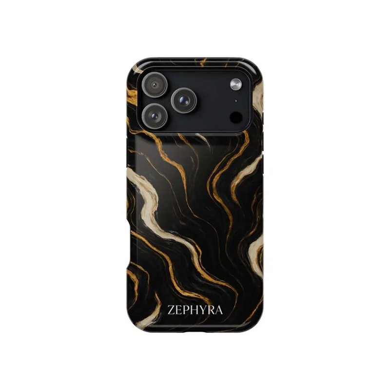 ZEPHYRA Noir Luxe Marble - iPhone 17 Pro Kryt